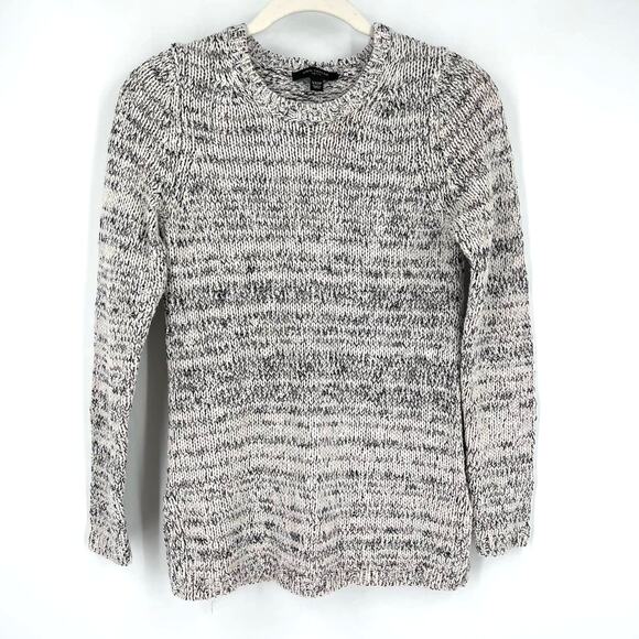 Ann Taylor Wool Blend Black and White Knit Sweater Size XXSP - Picture 1 of 5